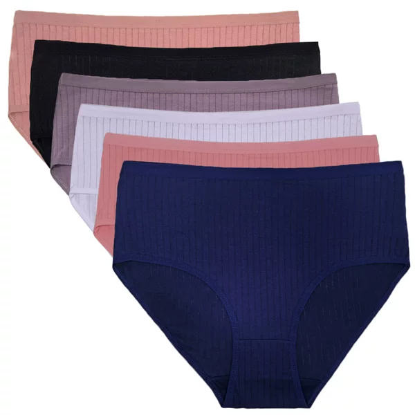 Cross-border Amazon European and American women's briefs Yunmengni foreign trade manufacturer mid-waist plus-size mommy pants women's underwear