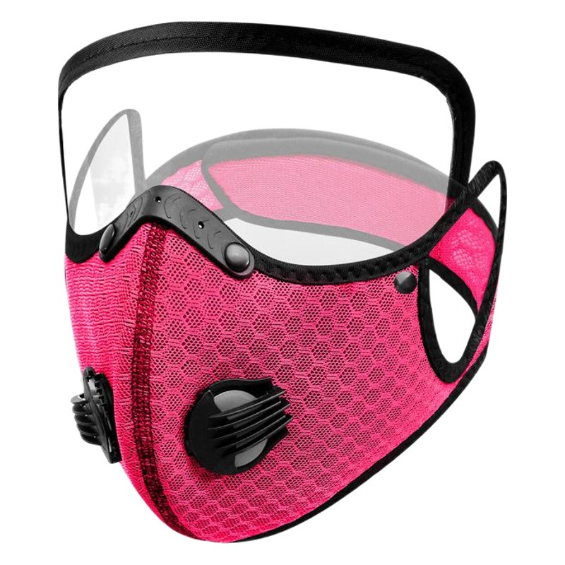 Cruz-frontera dedicado ciclismo máscara protectora máscara deportiva filtro a prueba de polvo máscara térmica lente de protección desmontable