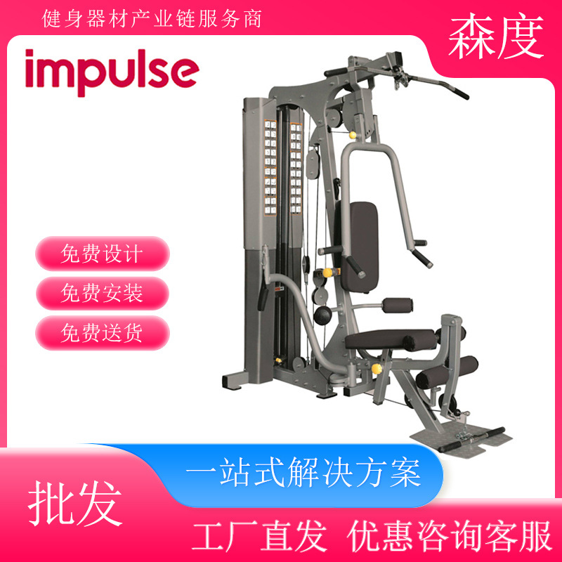 英派斯商用单人站综合训练器组合多功能IF1860选配蹬腿两人站|ms