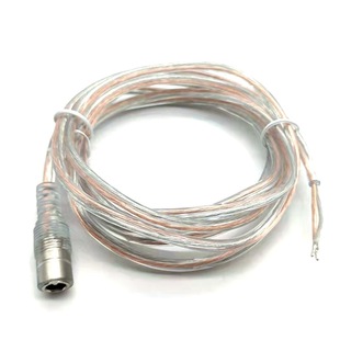 LED lamp with light bar dimming controller power cord DC5521 female transparent power cord one end peeling tin