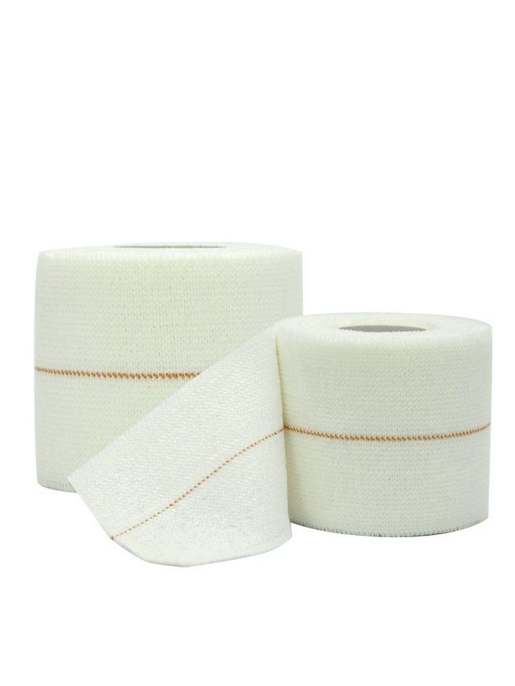 Un lado adhesivo pesado vendaje elástico tobillo elástico cinta deportiva muñeca y rodillera vendaje fijo