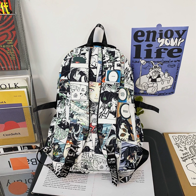 Capacious backpack, universal waterproof bag for leisure for elementary school students, for secondary school, for students