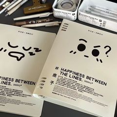 鹿予活頁夾不硌手b5活頁本高中生筆記本超厚本子高顏值可拆卸替芯