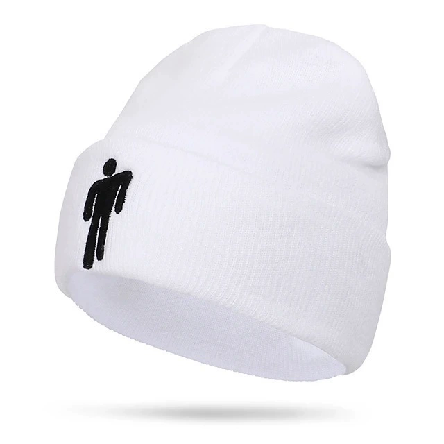 Knit beanie Billie Eilish-style, adjustable unisex hat, multiple colors
