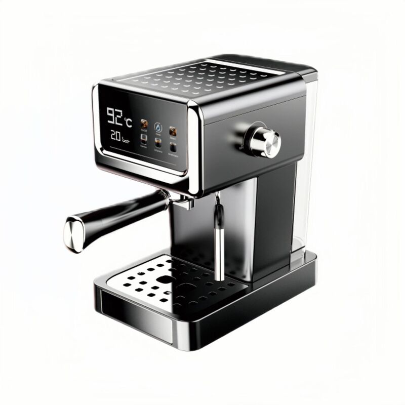 New Italian Coffee Machine Small Household Coffee Steam Dual Mode 20Bar High Pressure Pump Extraction Coffee Powder Cross-Border