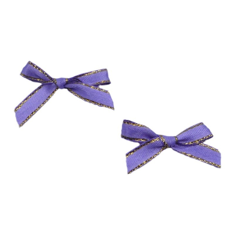 Spot 2 Ribbon Hand Bow Ribbon Small Flower Butterfly Knot Double Gold Ribbon Bow Christmas Bow