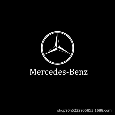 Suitable for Mercedes-Benz welcome lamp E-class C- class S-class E300L GLC door projection marker lamp laser lighting floor lamp (Other lights) - mercedes-benz-original-label