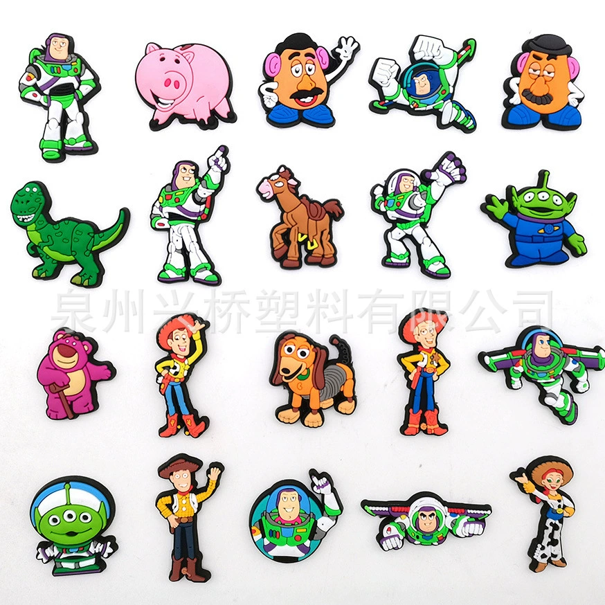 Украшения для обуви Toy Story 20 шт., вставки для Crocs с персонажами (Вуди, Баз, Рекс)