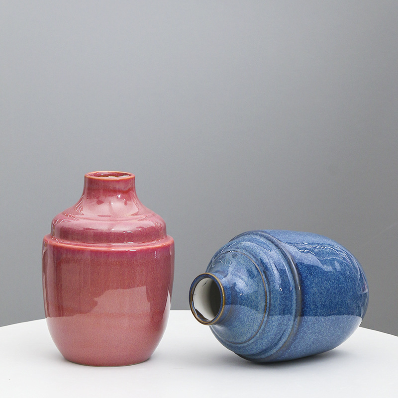 Moderno minimalista casa decoración suave sala de estar decoración Europea ins Estilo Casa pasillo mesa de comedor decoración arte flor Ware