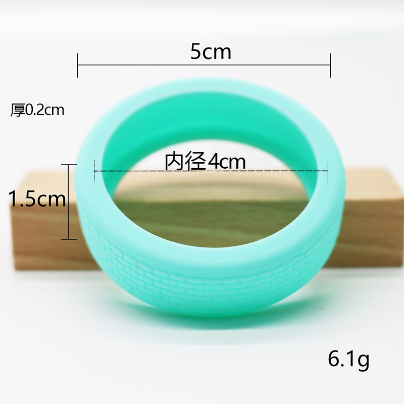 Transfronterizos cubierta de rueda de silicona cubierta de rueda de maleta cubierta de rueda de maleta cubierta de rueda silenciosa reducción de ruido