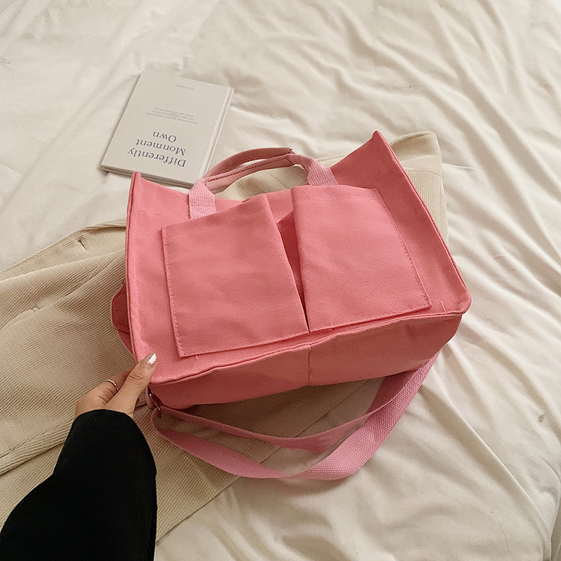 Bolsa Tote para mujeres de gran capacidad Oxford lona 2024 nuevo estudiante clase de viaje universal de hombro maletín