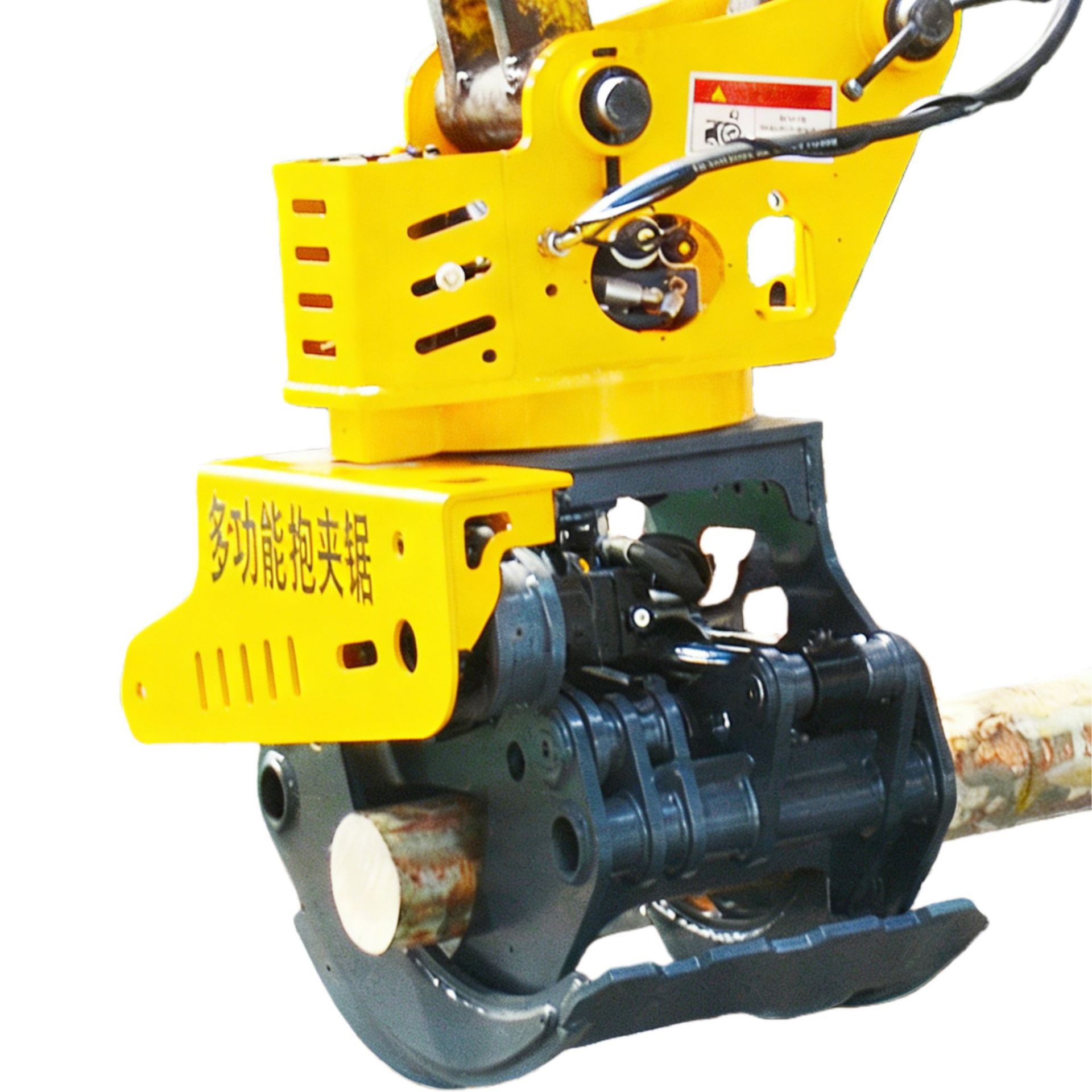 Máquina de corte automática de madera de 360 grados de rotación de la excavadora 60 máquina de corte y agarración de madera integrada