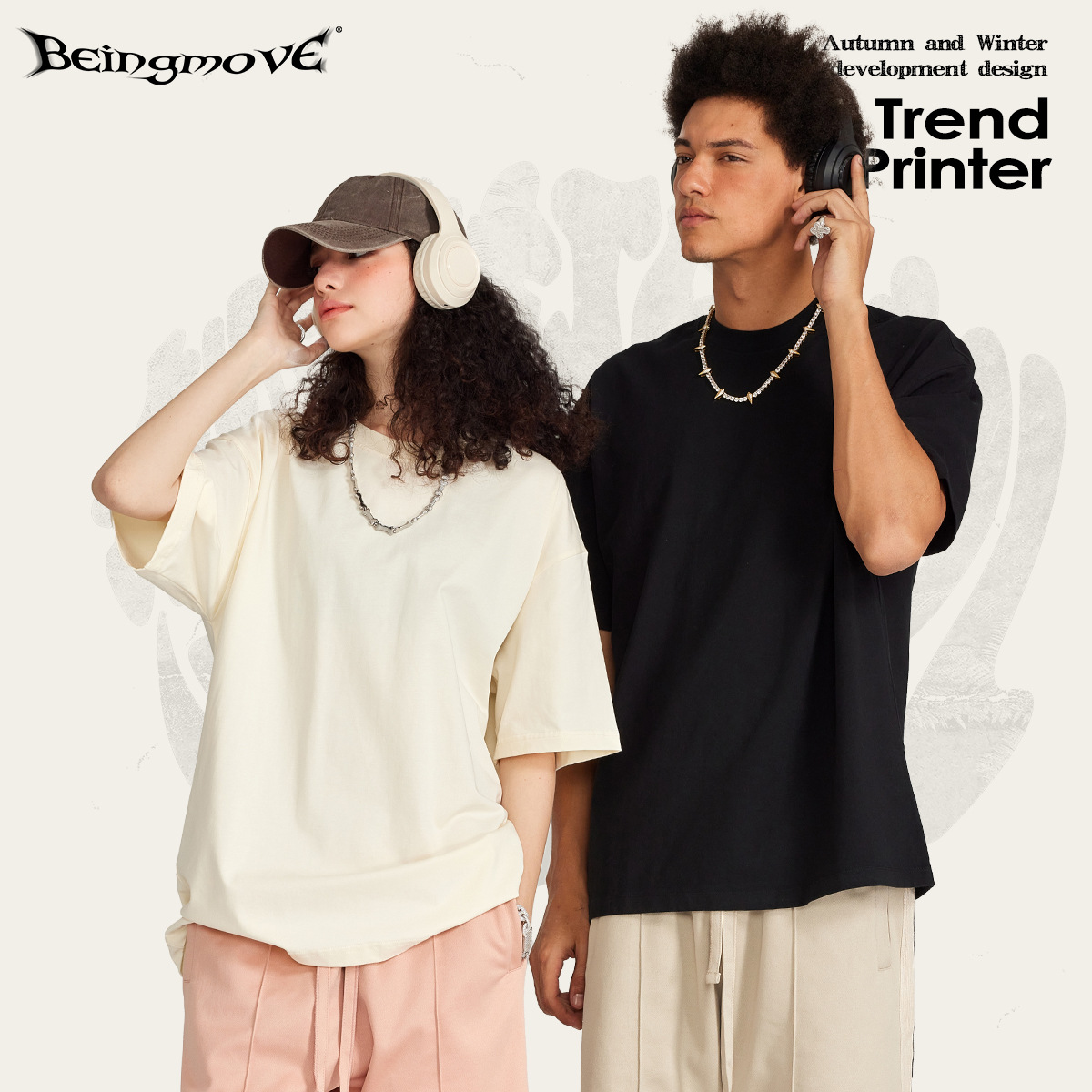 2025 verano marca de moda americana 260G color sólido tee adolescente suelta más tamaño camisa en blanco verano camiseta de manga corta hombres