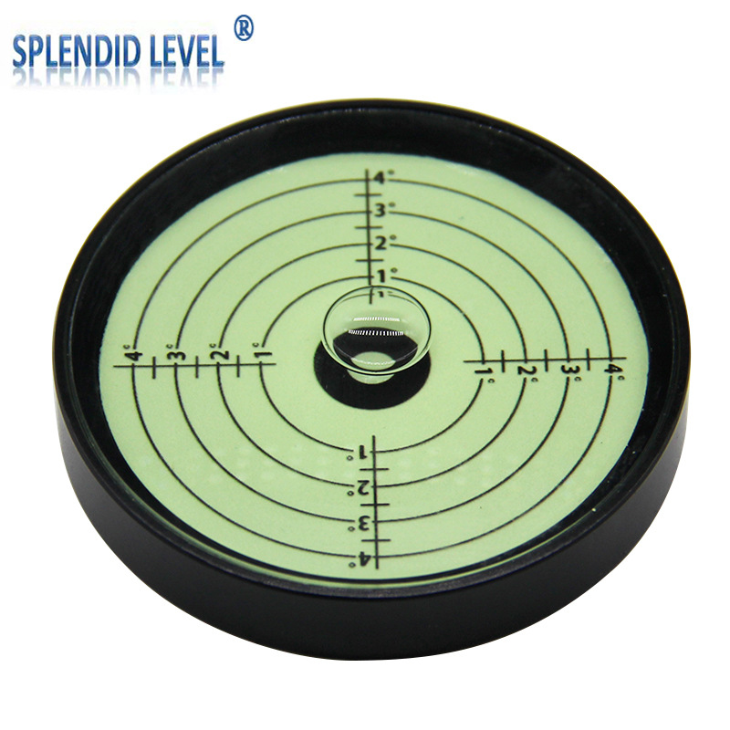万向水平仪水平气泡金属圆水平珠带夜光水准仪便携式水准泡