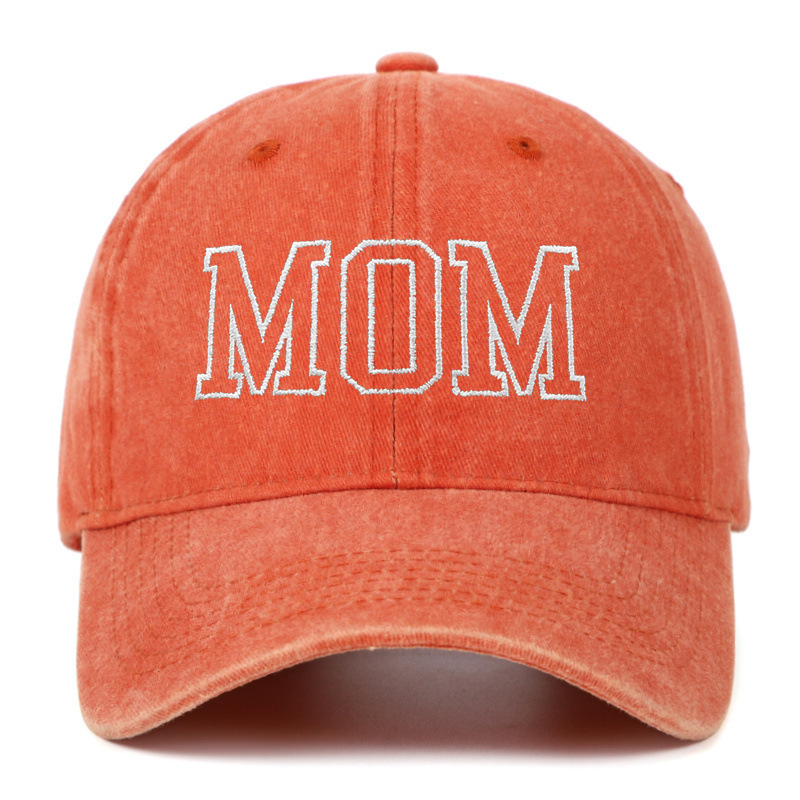 Amazon ベストセラー ウォッシュドコットン DAD MOM 刺繍ベースボールキャップ レトロ スポーツ レジャー ピークキャップ トレンディなサンハット|undefined