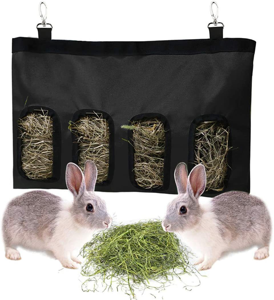 兔子干草包动物豚鼠干草喂食袋喂食器兔草包宠物喂食干草袋储存袋