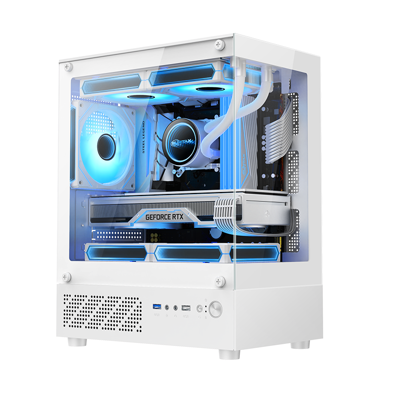 Sumtax/迅钛 Xuanwu MINI sea view room компьютерный корпус mATX с прозрачной стеклянной боковой панелью для игр