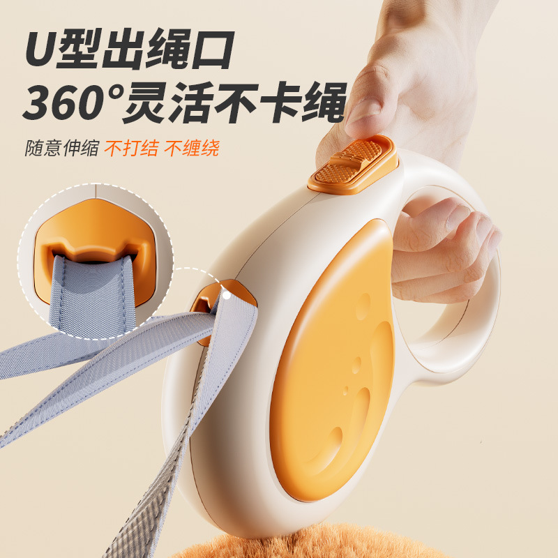 Cuerda de tracción para mascotas Cuerda de tracción para perros telescópica automática Cuerda de tracción para perros medianos y grandes a prueba de explosiones