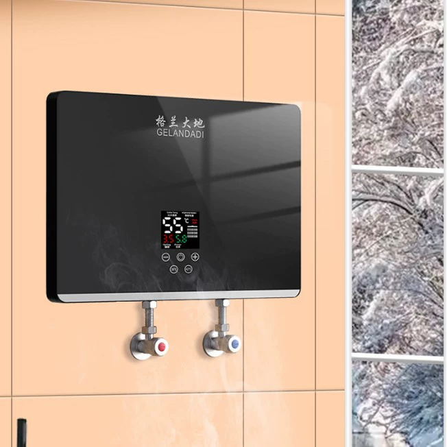 Кросс-бордерный мгновенный электрический водонагреватель для купания, бытовой водонагреватель без накопления воды для ванной комнаты, компактный быстрый кухонный прибор для оптовой торговли за границей