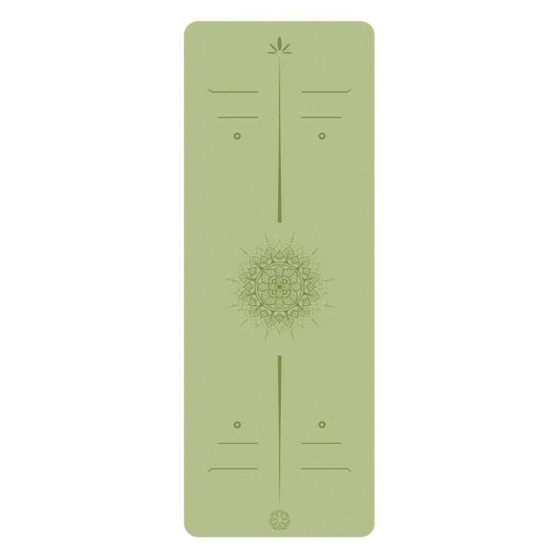 Frosted PU natural rubber yoga mat non-slip wear-resistant shock absorption sports dance fitness local tyrants mat home wholesale