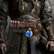 亚马逊博德之门中世纪文艺复兴腰带药水瓶套装角色扮演道具