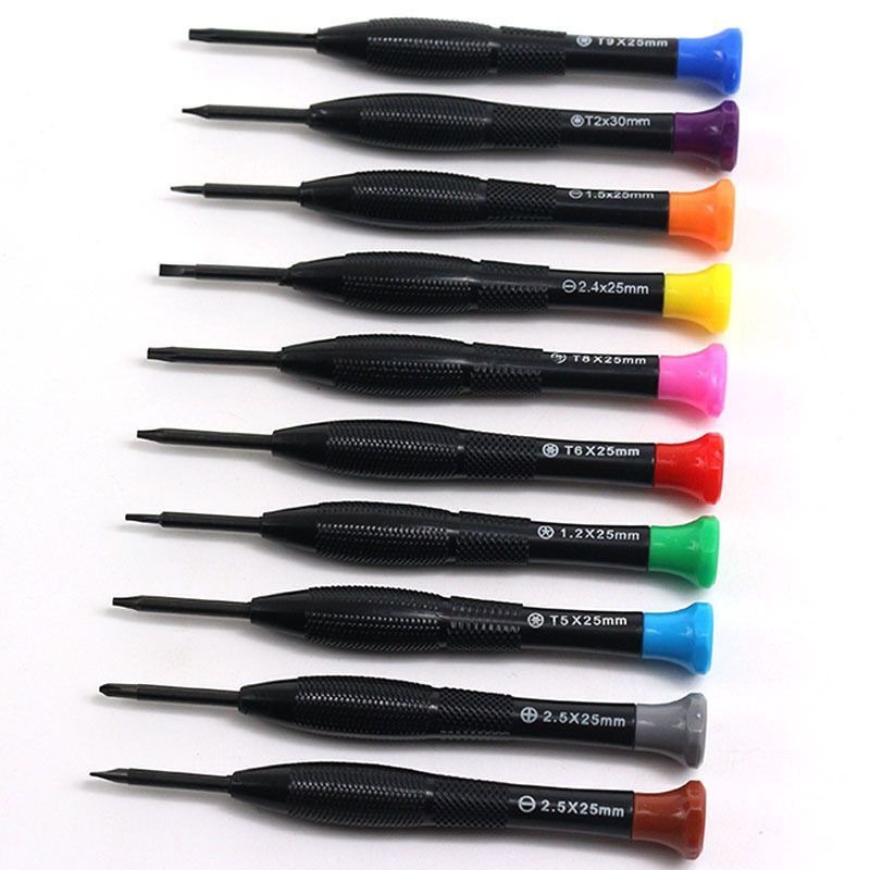 鱼鳞纹S2强磁螺丝刀加硬小螺丝批1.5十字2.0一字手机拆机维修工具