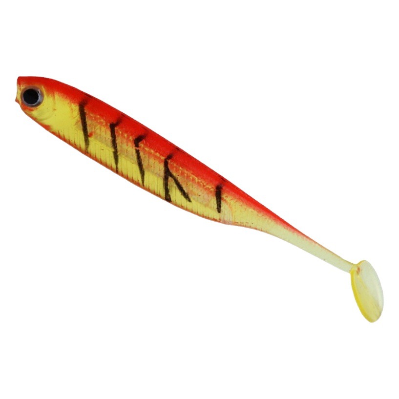 Luya cebo suave biónico Arco Iris cebo traje rollo T cola tiro largo agua dulce mar pesca bajo osmanthus pescado Cruz boca cebo falso