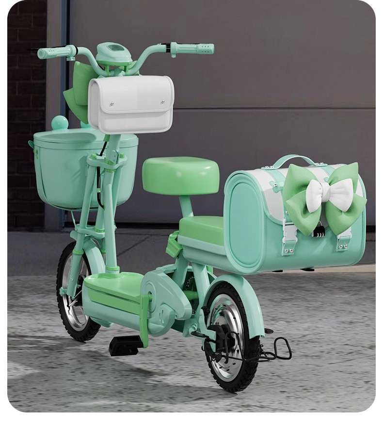 Electric Vehicle Trunk Rear Storage Bag, Cute Waterproof Hanging Decorative Tail Bag for Electric Bikes
