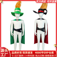 厂家现货直销 穿靴子的猫2同款PussinBoots猫大侠全套Cosplay服装