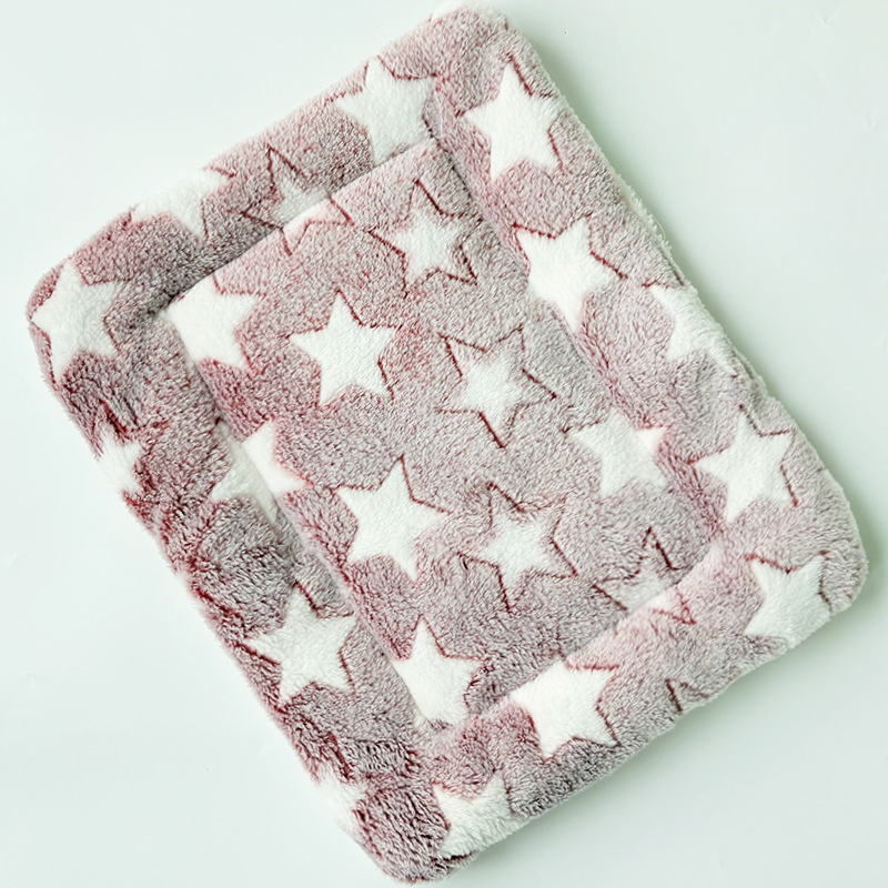 Suministros para mascotas estera de fruta de crianza estera de jaula de gato de perro fábrica de entrega de una pieza al por mayor superficie de lana de coral Falai