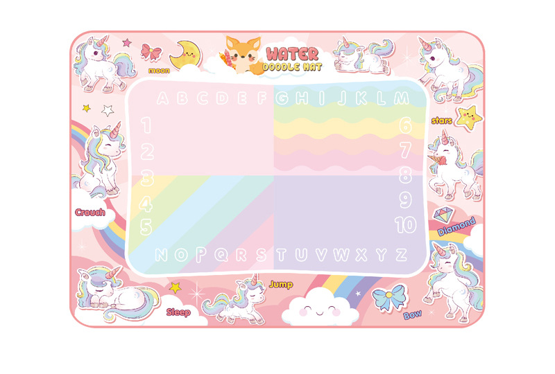 Transfronteriza nuevo lienzo de agua mágica Pintura Infantil y Manta de escritura graffiti de agua juguetes educativos de educación temprana patrón de aprendizaje