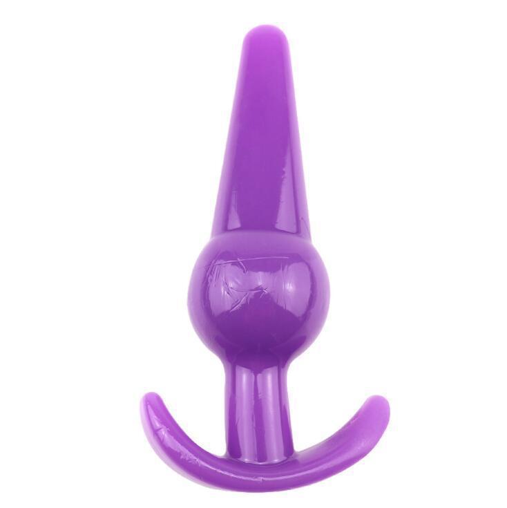 Peak Large Anal Plug, Soft Silicone-Feel Body, Pink One-Piece Design — detail image 3