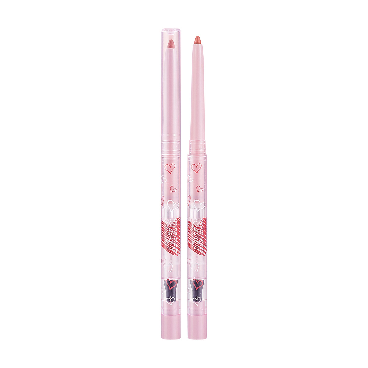 QXQY niebla abundante lápiz labial delinear lápiz labial estereoscópico lleno lápiz labial con cinta de maquillaje afilador de lápiz labial image 6