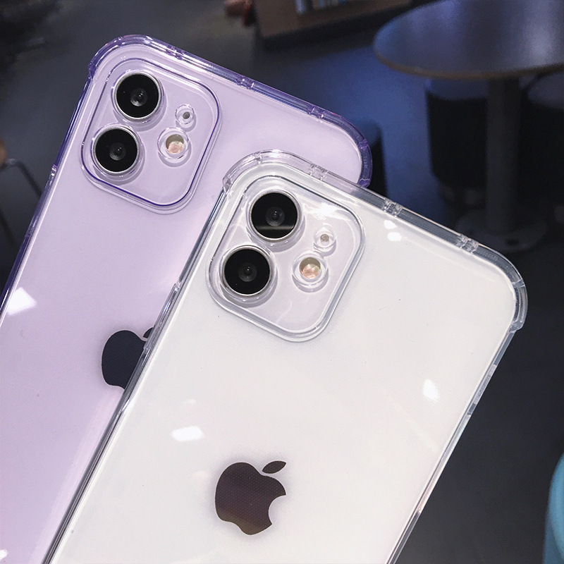 Transfronterizo aplicable iPhone13 teléfono móvil Shell Apple 12 color sólido espacio Shell iPhone11 protección para los ojos TPU cubierta protectora X