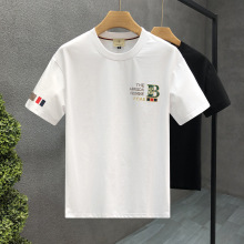 大牌风高端短袖t恤男潮流夏天半截袖2024夏季新款男士潮牌体恤衫