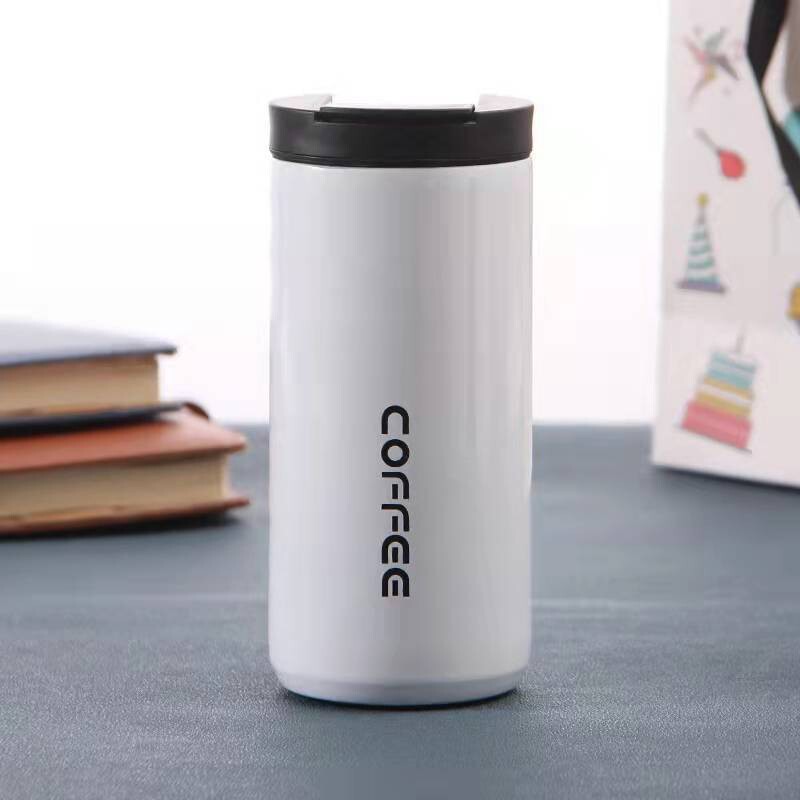 シンプルなファッションコーヒー保温カップステンレス保温カップ304卸売り学生の便利なカップ|undefined