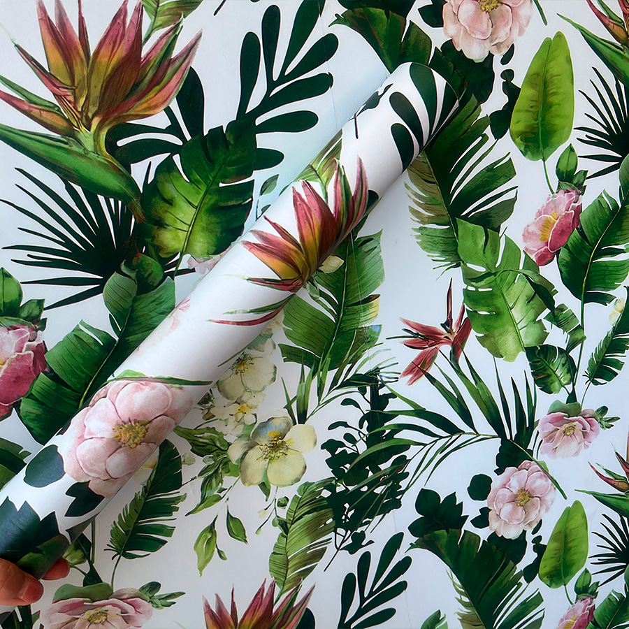 Yapay Yeşil Bitki Çiçek Kendinden Yapışkanlı Ev Dekorasyonu Yapı Malzemeleri TV Arka Plan Duvar Yatak Odası Oturma Odası_voghion.com