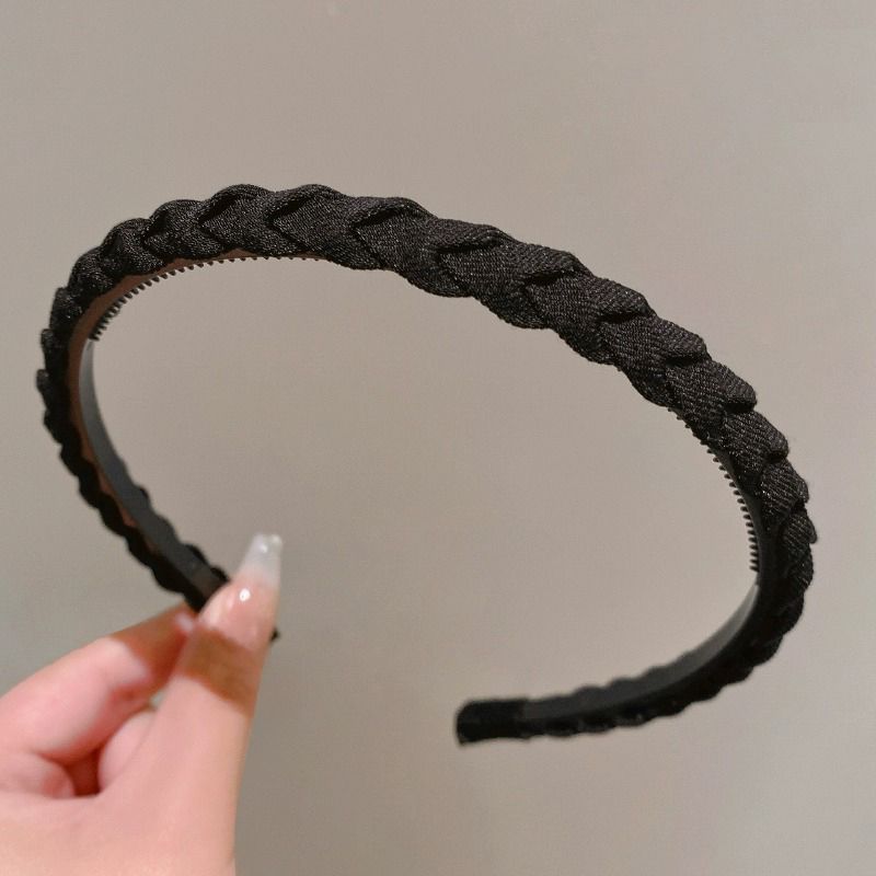 Sensor de alto nivel antideslizante rotura abrazadera de cabello simple botón de cabello para mujeres lavado de cara especial pinza de cabello 2024 nuevo toque de torsión