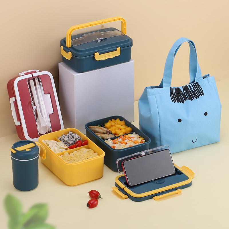 Japanese-style portable lunch box studen...