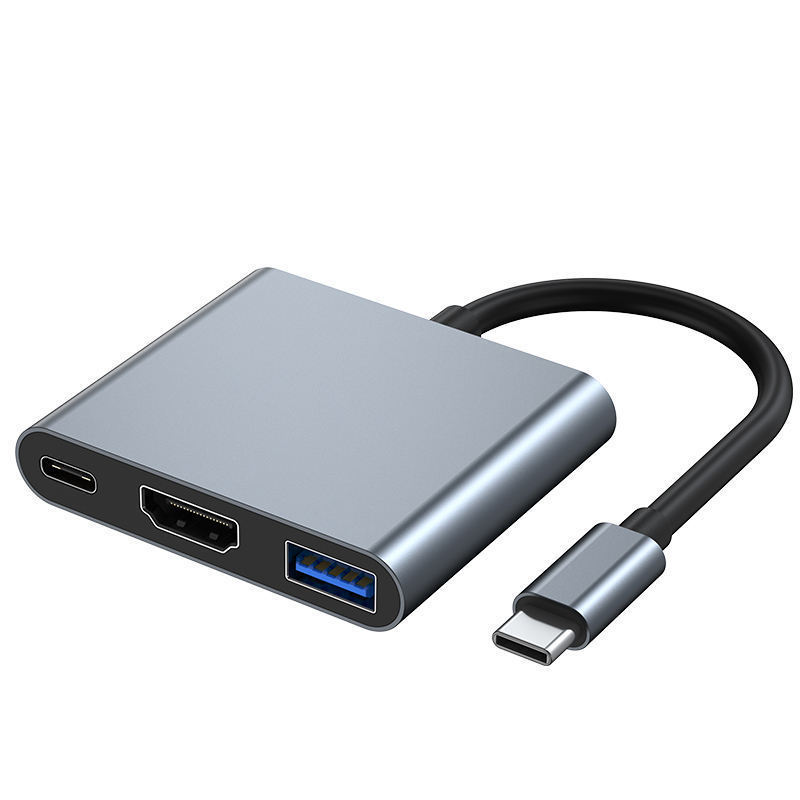typec多功能三合一拓展坞4K30hz高清扩展坞笔记本pd充电usb3.0hub|undefined