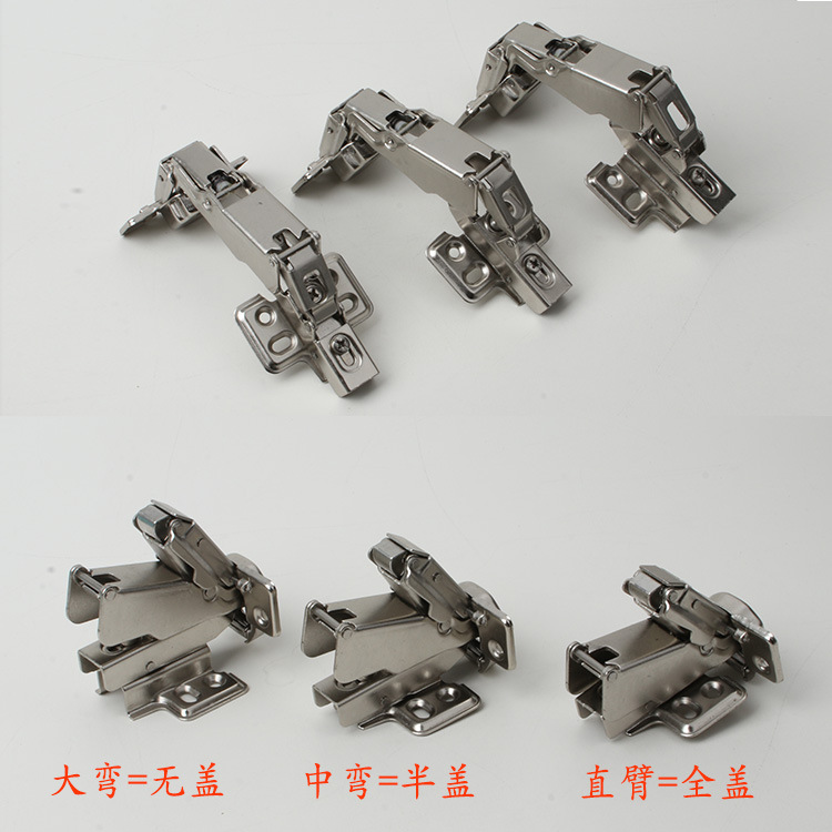 Espesor de 180 grados de gran ángulo, bisagra de puerta, amortiguación, bisagra hidráulica, armario, gabinete de esquina, bisagra plana