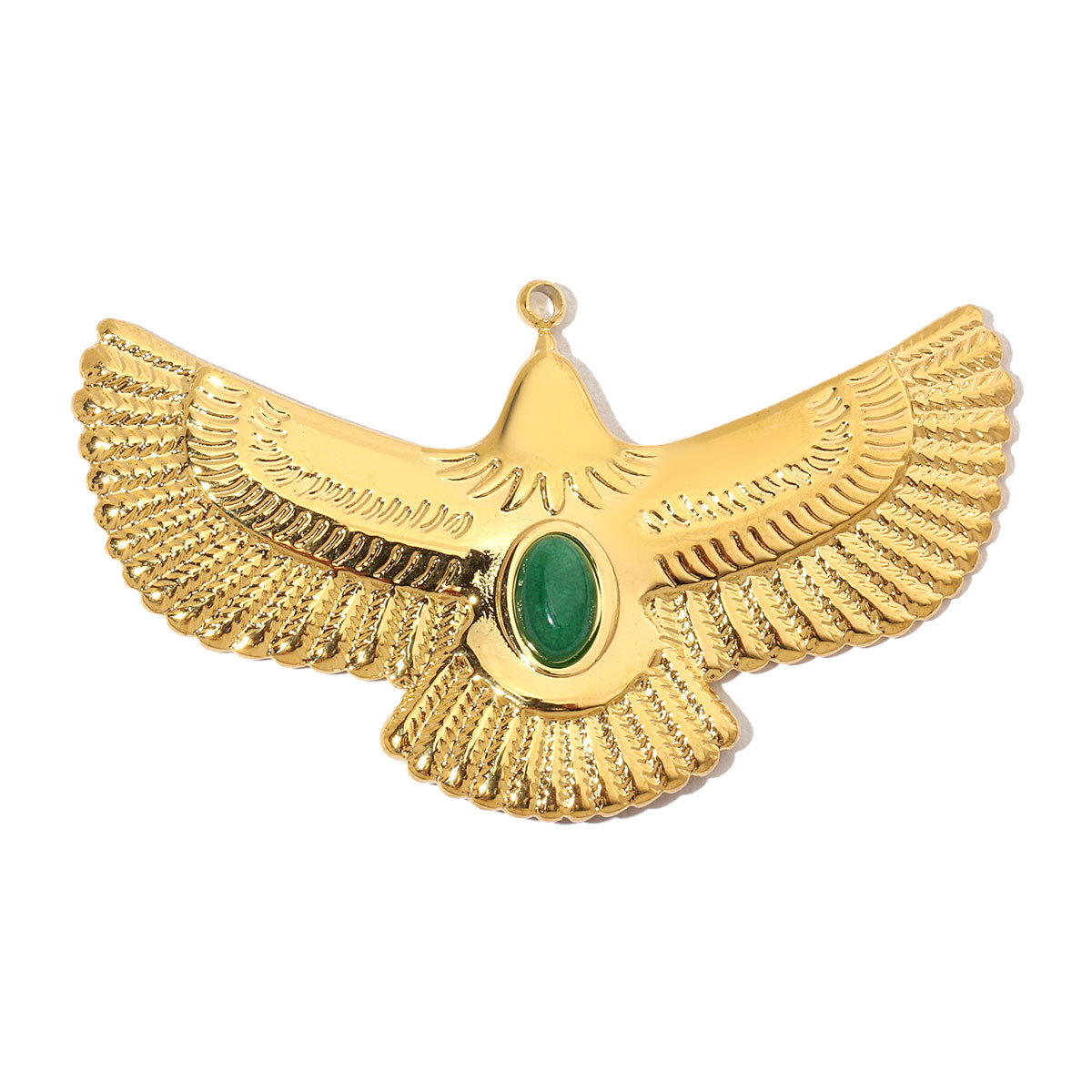 10g Weight Pendant Jewelry Making Type 37*27mm Jewelry Making Size DIY Ornament Accessories Classification 3 PCS/Package Quantity 304 Stainless Steel Material Geometric, Eagle Pattern All Seasons Season Polished Finish Elegant, Retro Style 3 PCS/Package 37*27mm 304 Stainless Steel Geometric Eagle Polished Pendant DIY Ornament Accessories 6