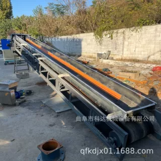 带宽600装车用皮带输送机 可电动升降装卸货皮带输送机