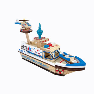 New wooden Marine boat wooden model handmade boat assembled ornaments children's wooden toys travel crafts batch