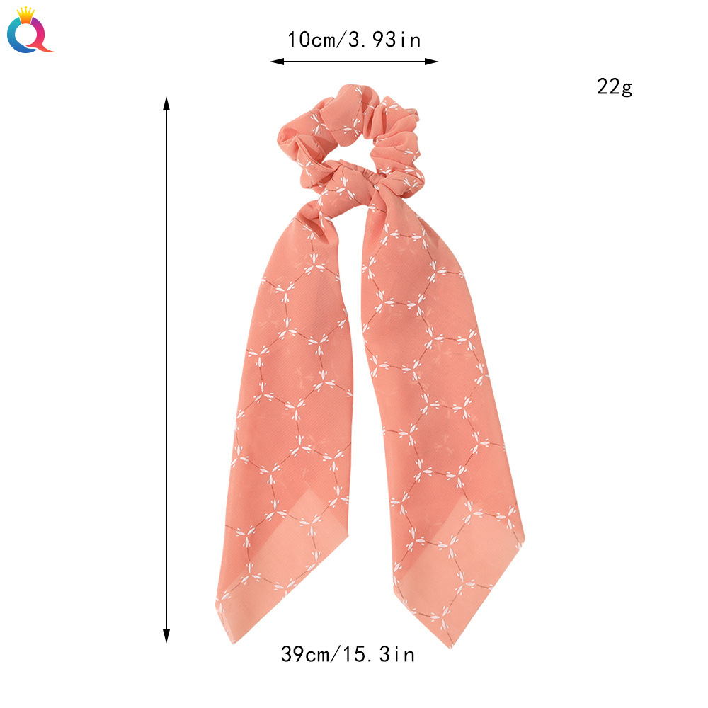 Fashion Polka Dots Cloth Printing Hair Tie 1 Piece display picture 1