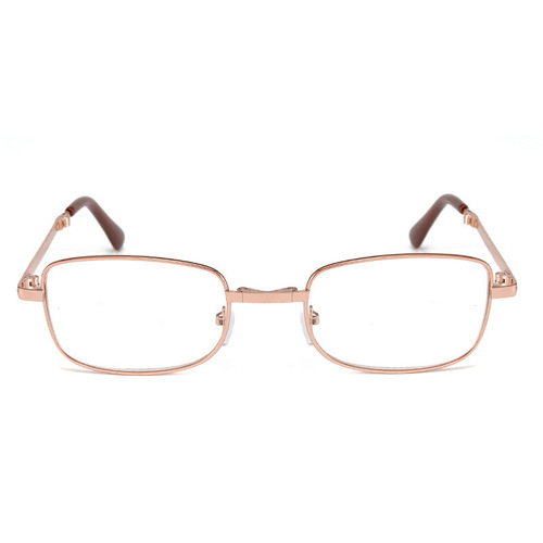  Fashion Portable Folding Reading Glasses for Men and Women High Definition Street Stall Running Jianghu Metal Frame Glasses Wholesale