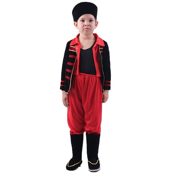 Halloween Russian Traditional Costumes Girls Children's Day Party Performance Costumes Carnival Children's Performance Costumes