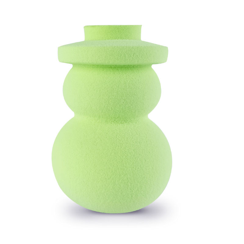 과일 녹색 후드 눈사람