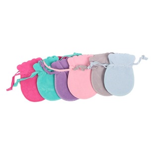 New double-sided velvet gourd bag drawstring earrings ring storage jewelry packaging bag jewelry gift jewelry bag