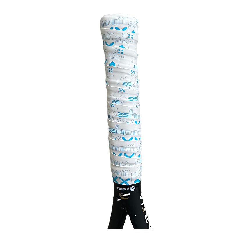 Zarsia nuevo Frosted impresión sudor-absorbente banda colorida malla bádminton raqueta mano pegamento seco antideslizante banda antitranspirante 3cm